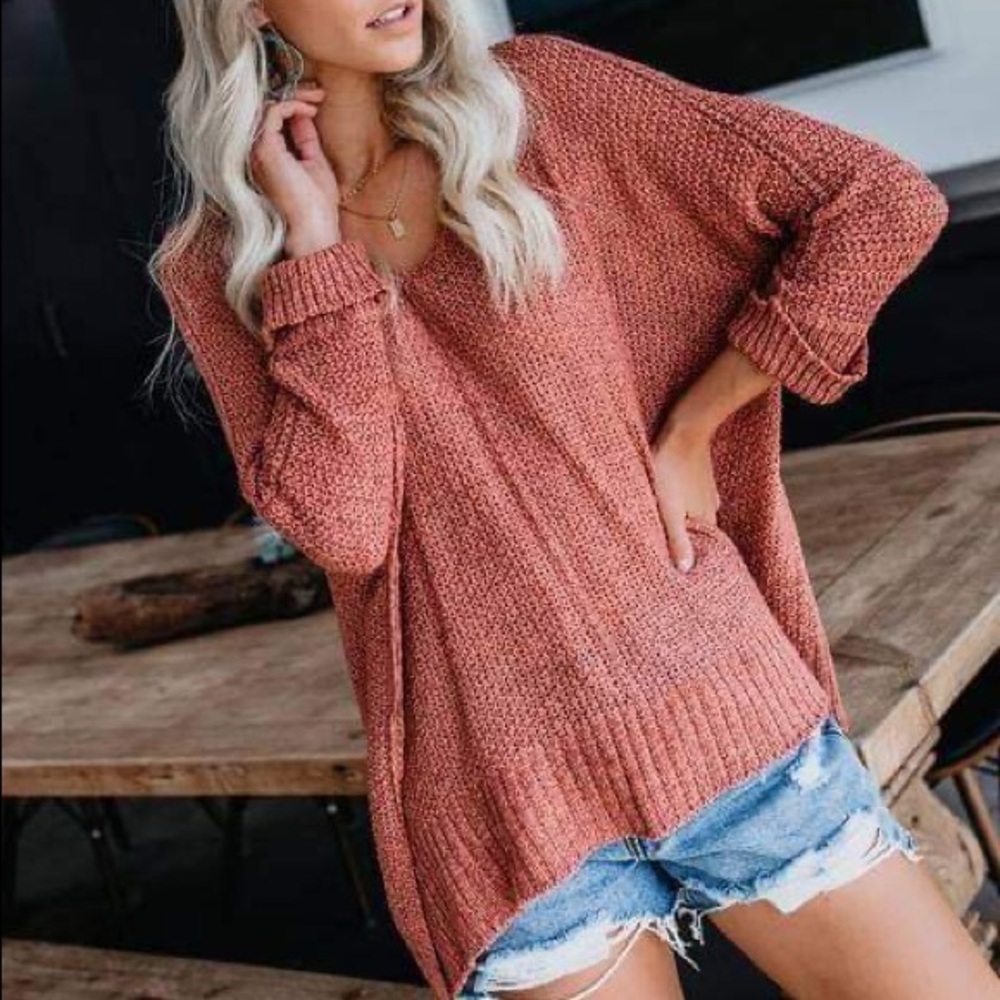 Laid Back Knit Sweater - VICI